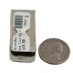 Navajo Handmade Certified Authentic .925 Sterling Silver Natural Turquoise Native American Nickel Money Clip 10533-3