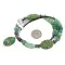 Navajo .925 Sterling Silver Turquoise Jade Hematite Native American Necklace 750199-10 Navajo .925 Sterling Silver Turquoise Jade Hematite Native American Necklace 750199-10