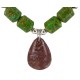 Certified Authentic Navajo .925 Sterling Silver Agate Heishi Native American Necklace  750199-1