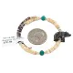Navajo Natural Turquoise Heishi Jasper Native American Adjustable Wrap Bracelet 13135-2 Navajo Natural Turquoise Heishi Jasper Native American Adjustable Wrap Bracelet 13135-2