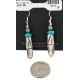.925 Sterling Silver Hooks Natural Turquoise Bone Native American Dangle Earrings 18216-2 .925 Sterling Silver Hooks Natural Turquoise Bone Native American Dangle Earrings 18216-2