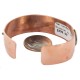 Certified Authentic Navajo Handmade Brass Native American Pure Copper Bracelet 13134