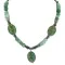 Navajo .925 Sterling Silver Turquoise Jade Hematite Native American Necklace 750199-10 Navajo .925 Sterling Silver Turquoise Jade Hematite Native American Necklace 750199-10
