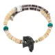 Navajo Natural Turquoise Heishi Jasper Native American Adjustable Wrap Bracelet 13135-2 Navajo Natural Turquoise Heishi Jasper Native American Adjustable Wrap Bracelet 13135-2