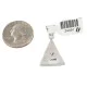 Navajo Triangle .925 Sterling Silver Natural Multicolor Real Handmade Native American Inlaid Pendant 24491-11 Navajo Triangle .925 Sterling Silver Natural Multicolor Real Handmade Native American Inlaid Pendant 24491-11