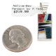 Navajo Certified Authentic Rectangle .925 Sterling Silver Natural Multicolor Real Handmade Native American Inlaid Pendant 24490-10
