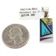 Navajo Rectangle .925 Sterling Silver Natural Multicolor Real Handmade Native American Inlaid Pendant 24490-15 Navajo Rectangle .925 Sterling Silver Natural Multicolor Real Handmade Native American Inlaid Pendant 24490-15