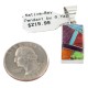 Certified Authentic Rectangle Navajo .925 Sterling Silver Natural Multicolor Real Handmade Native American Inlaid Pendant 24490-13