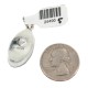 Oval Certified Authentic .925 Sterling Silver Navajo Natural Multicolor Real Handmade Native American Inlaid Pendant 24490-5