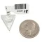 Triangle Navajo .925 Sterling Silver Natural Multicolor Real Handmade Native American Inlaid Pendant 24491-15 Triangle Navajo .925 Sterling Silver Natural Multicolor Real Handmade Native American Inlaid Pendant 24491-15