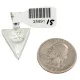 Triangle Navajo .925 Sterling Silver Natural Multicolor Real Handmade Native American Inlaid Pendant 24491-15 Triangle Navajo .925 Sterling Silver Natural Multicolor Real Handmade Native American Inlaid Pendant 24491-15