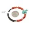 Navajo Carved Animal Horse Heishi Coral Native American Adjustable Wrap Bracelet 1301-5 Navajo Carved Animal Horse Heishi Coral Native American Adjustable Wrap Bracelet 1301-5