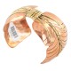 Certified Authentic Handmade Navajo Native American Pure Copper and Brass Bracelet 12793