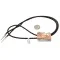 Handmade Navajo Leather Pure Copper and Nickel Native American Bolo Tie 24489-1