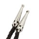 Certified Authentic Handmade Navajo Leather Pure Copper and Nickel Native American Bolo Tie 24489-3