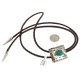 Handmade Certified Authentic Feather Navajo Leather Nickel Natural Turquoise Native American Bolo Tie 24488-4
