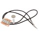 Handmade Certified Authentic Navajo Leather Pure Copper and Nickel Native American Bolo Tie 24489-5