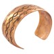 Certified Authentic Handmade Navajo Native American Pure Copper Bracelet 12700-2