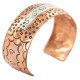 Certified Authentic .925 Sterling Silver Rain Bear Handmade Navajo Native American Pure Copper Bracelet 12783