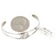 Handmade Certified Authentic Mae Peshlakei Navajo .925 Sterling Silver Native American Baby Bracelet 12442-100 Handmade Certified Authentic Mae Peshlakei Navajo .925 Sterling Silver Native American Baby Bracelet 12442-100