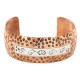 Certified Authentic .925 Sterling Silver Rain Bear Handmade Navajo Native American Pure Copper Bracelet 12783
