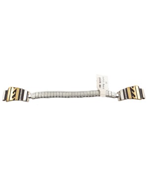 Wave 12kt Gold Filled and .925 Sterling Silver Handmade Certified Authentic Navajo Natural Native American Watchband 11120-1