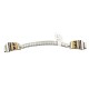 Wave 12kt Gold Filled and .925 Sterling Silver Handmade Certified Authentic Navajo Natural Native American Watchband 11120