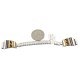 Wave 12kt Gold Filled and .925 Sterling Silver Handmade Certified Authentic Navajo Natural Native American Watchband 11120