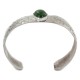 Certified Authentic Navajo Bear Handmade Navajo Natural Jade Native American Nickel Bracelet 13141-7