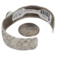 Certified Authentic Navajo Bear Handmade Navajo Natural Jade Native American Nickel Bracelet 13141-7