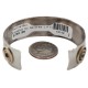 Certified Authentic Maze Handmade Navajo Native American Brass Nickel Bracelet 13142-1