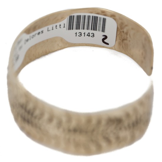 Certified Authentic Handmade Navajo Native American Brass Bracelet 13143-2 Certified Authentic Handmade Navajo Native American Brass Bracelet 13143-2