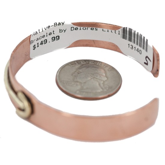 Certified Authentic Arrow Handmade Pure Navajo Native American Brass Copper Bracelet 13140-5 Certified Authentic Arrow Handmade Pure Navajo Native American Brass Copper Bracelet 13140-5