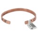Certified Authentic Horny Toad Handmade Navajo Native American Pure Copper Bracelet 24492-2