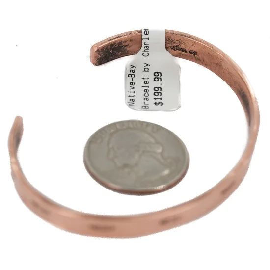Feather Handmade Navajo Pure Copper Bracelet NB160406054511 Feather Handmade Navajo Pure Copper Bracelet NB160406054511