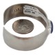 Certified Authentic Handmade Navajo Navajo Natural Lapis Native American Nickel Bracelet 13141-3