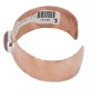 Certified Authentic Navajo Hammered Handmade Navajo Natural Charoite Native American Pure Copper Bracelet 13142-3