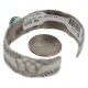 Certified Authentic Handmade Bear Navajo Navajo Natural Turquoise Native American Nickel Bracelet 13141-6