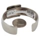 Certified Authentic Handmade Navajo Navajo Natural Turquoise Native American Nickel Bracelet 13143-3