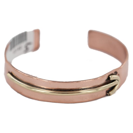 Certified Authentic Arrow Handmade Pure Navajo Native American Brass Copper Bracelet 13140-5 Certified Authentic Arrow Handmade Pure Navajo Native American Brass Copper Bracelet 13140-5