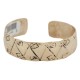 Certified Authentic Bear Handmade Navajo Native American Brass Bracelet 13140-1