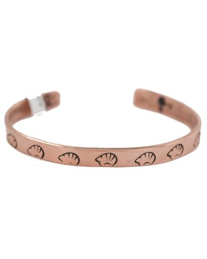 Certified Authentic Bear Handmade Navajo Native American Pure Copper Bracelet 24492-3