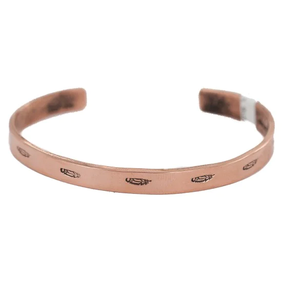 Feather Handmade Navajo Pure Copper Bracelet NB160406054511 Feather Handmade Navajo Pure Copper Bracelet NB160406054511