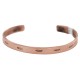 Certified Authentic Feather Handmade Navajo Native American Pure Copper Bracelet 24492-1