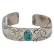 Certified Authentic Handmade Bear Navajo Navajo Natural Turquoise Native American Nickel Bracelet 13141-6