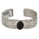 Certified Authentic Navajo Handmade Navajo Natural Tigers Eye Native American Nickel Bracelet 13141-2