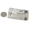 Handmade Navajo Nickel Natural White Buffalo Native American Buckle 1217-1 Handmade Navajo Nickel Natural White Buffalo Native American Buckle 1217-1