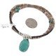 Certified Authentic .925 Sterling Silver Navajo Natural Graduated Heishi Coral Native American Necklace 18231-2 Certified Authentic .925 Sterling Silver Navajo Natural Graduated Heishi Coral Native American Necklace 18231-2