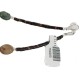 Navajo .925 Sterling Silver Certified Authentic Natural Turquoise Jasper Native American Multicolor Necklace 750203