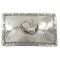 Handmade Navajo Nickel Natural White Buffalo Native American Buckle 1217-1 Handmade Navajo Nickel Natural White Buffalo Native American Buckle 1217-1